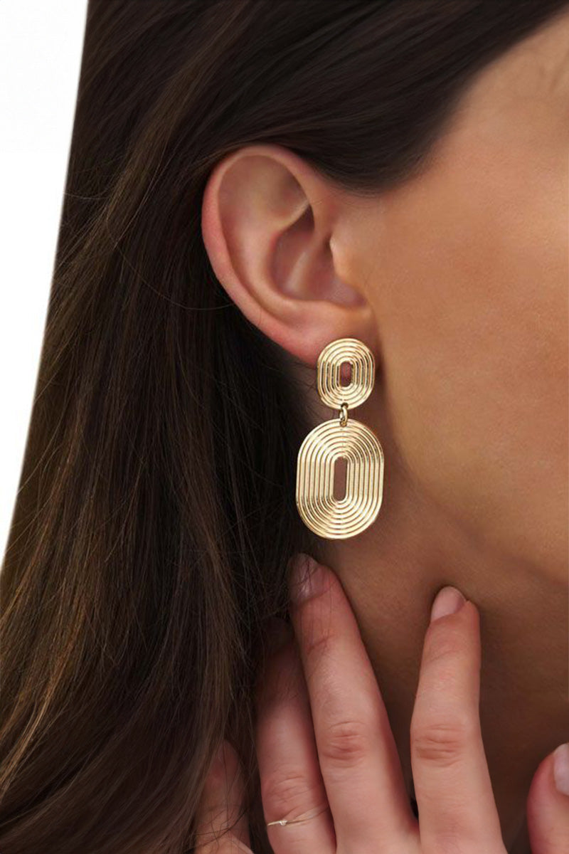 antoinette ameska Boucles d'Oreilles - 7 CHEMINS Doré