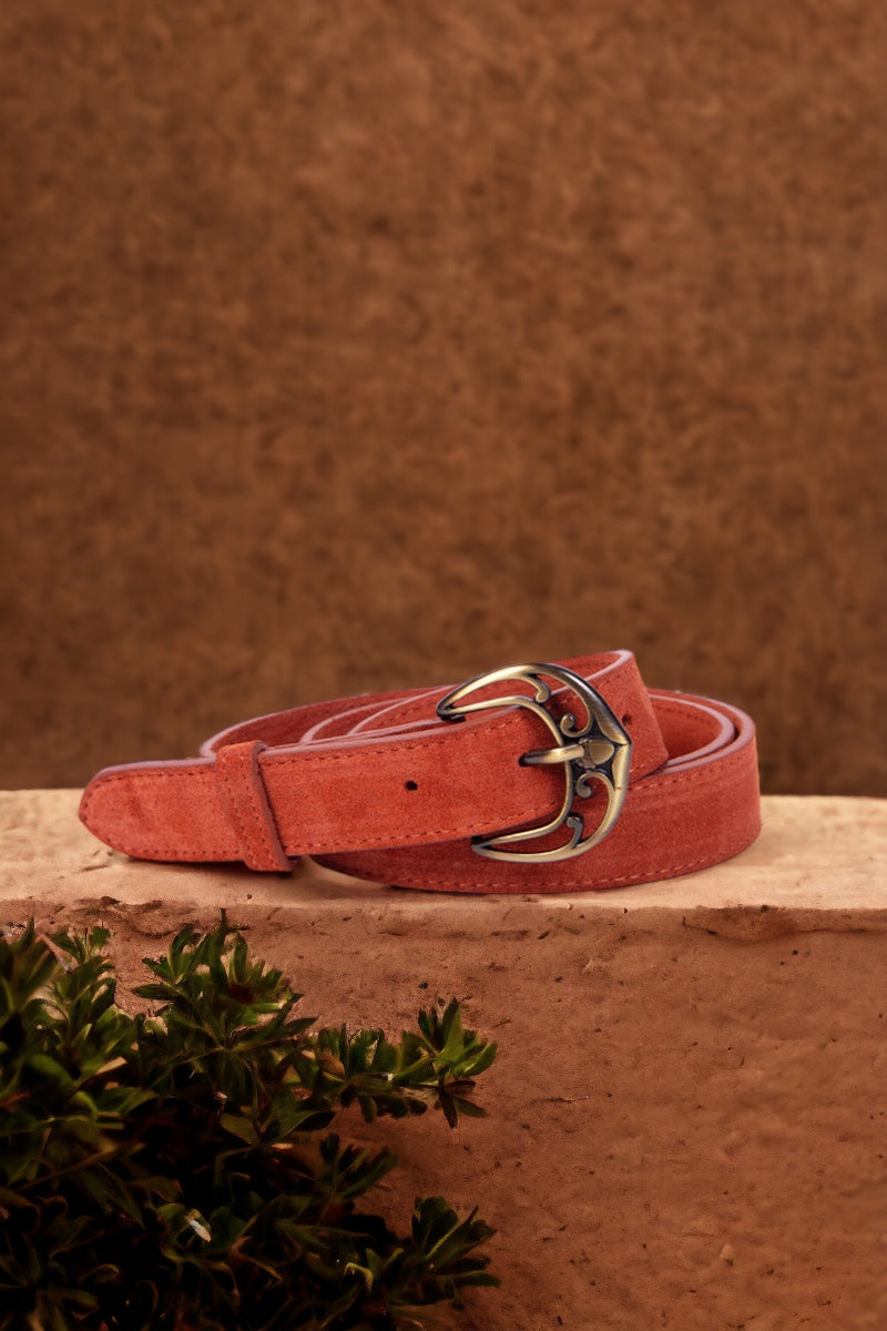 antoinette ameska Ceinture MATHILDE Rouille - Boucle Moyenne