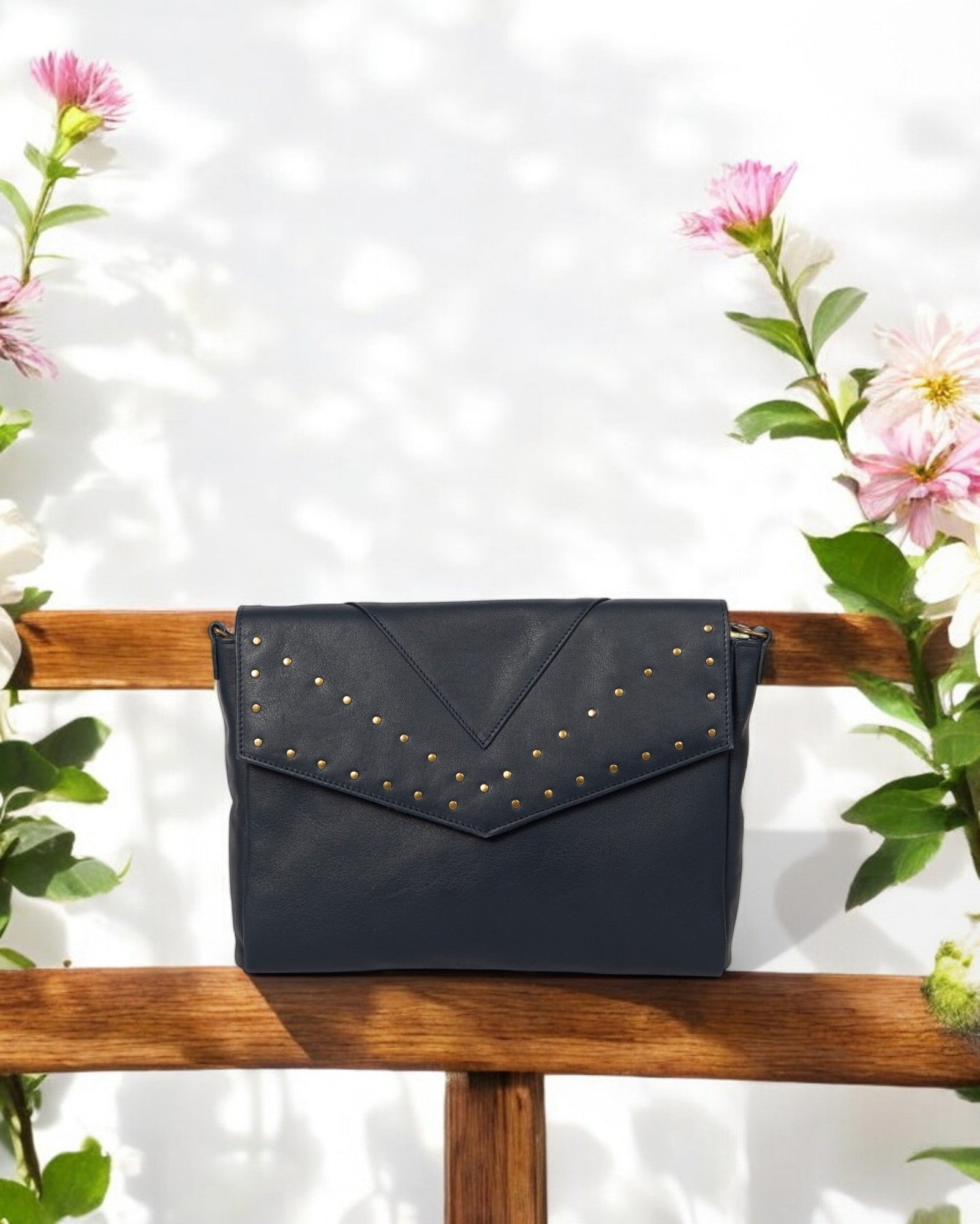 antoinette ameska Sac NORA Bleu Indigo