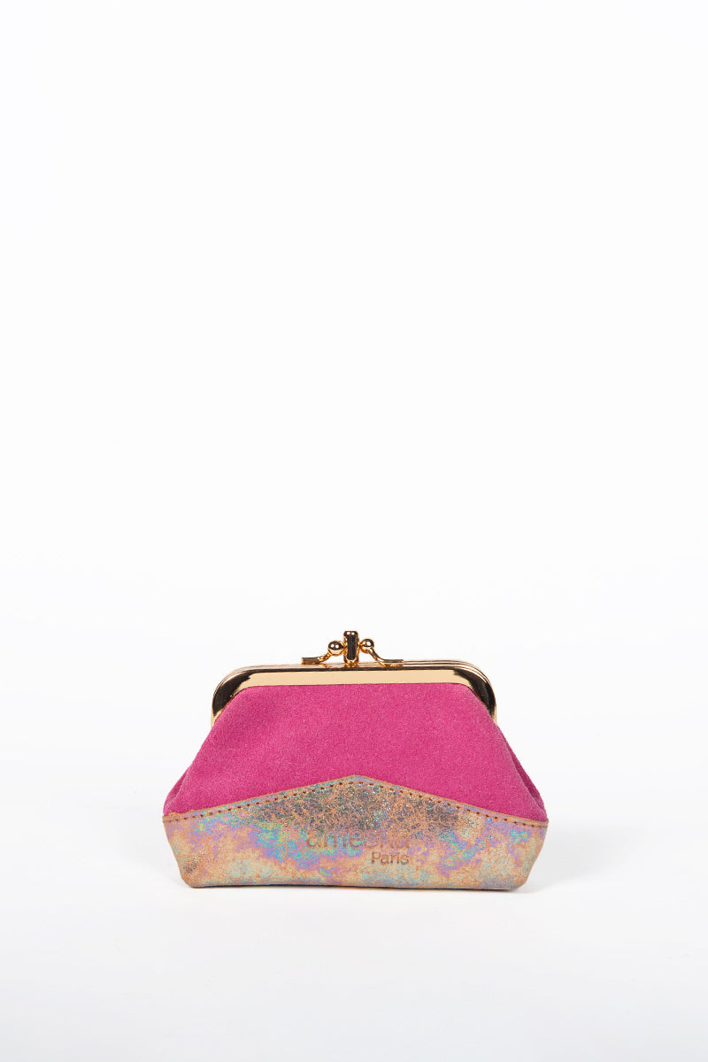 antoinette ameska Porte-Monnaie CAPRI Fuchsia/Holo Rose