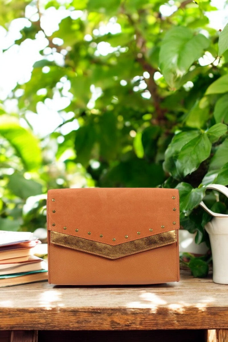 antoinette ameska Petit Sac LANNA Noisette/Bronze