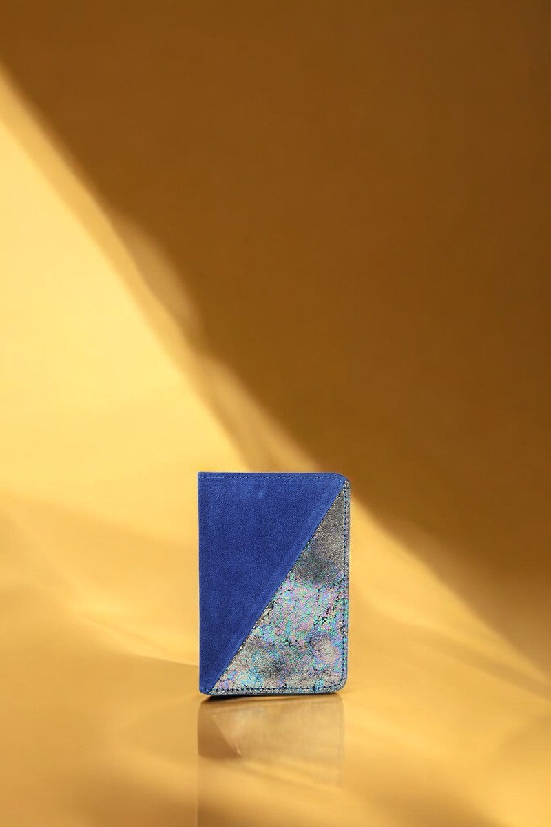 antoinette ameska Porte-carte BILBAO Bleu Electrique/Holo