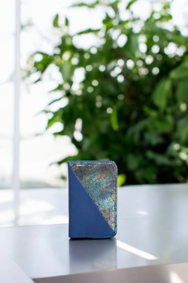 antoinette ameska Porte-carte BILBAO Bleu Navy/Hologramme